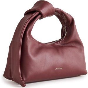 Anine Bing Mini Grace Bag Dark Cherry